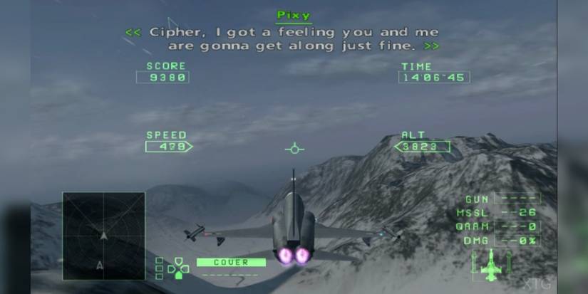 Image Showing Gameplay From Ace Combat: Zero
