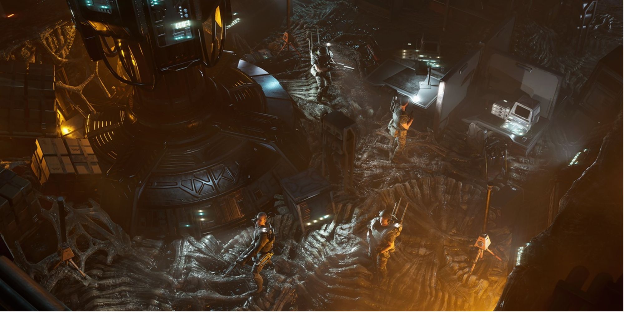 Aliens Dark Descent gameplay screenshot