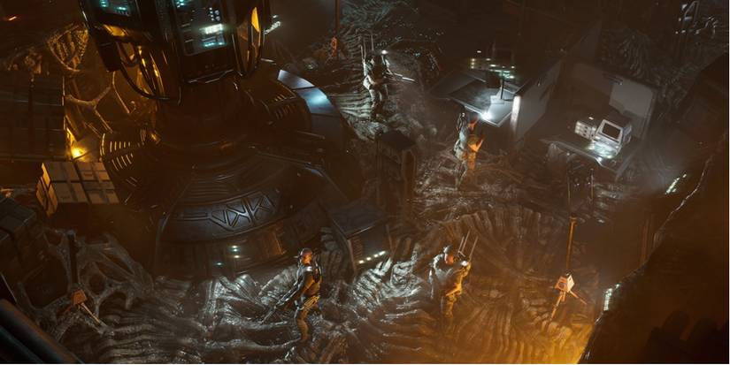 Aliens Dark Descent gameplay screenshot