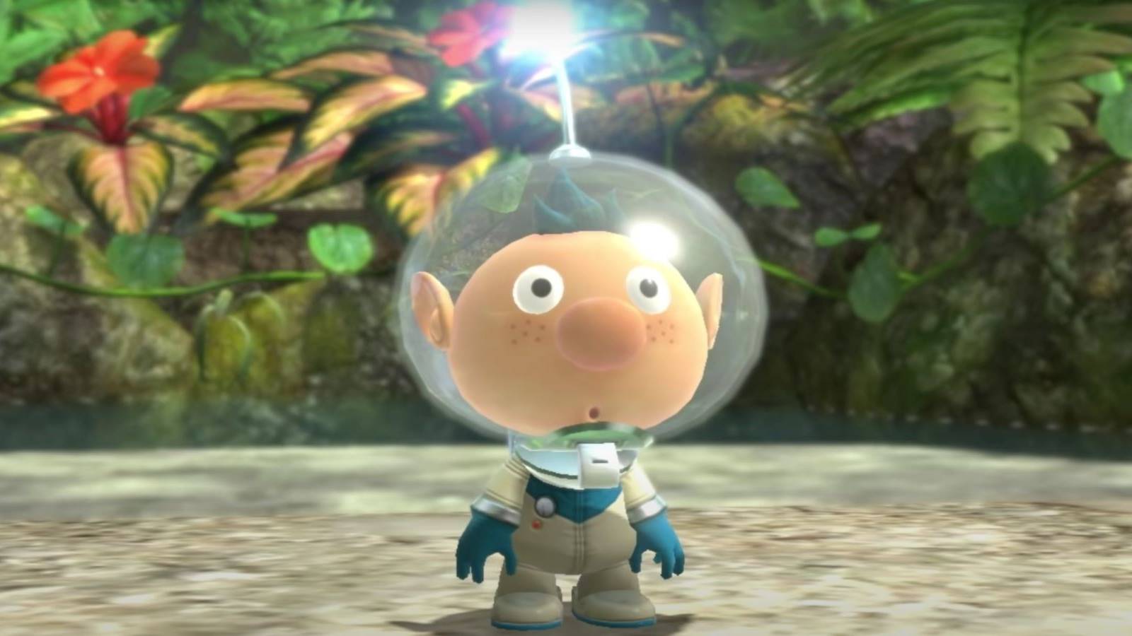 Close up of Alph in Pikmin 3 Deluxe