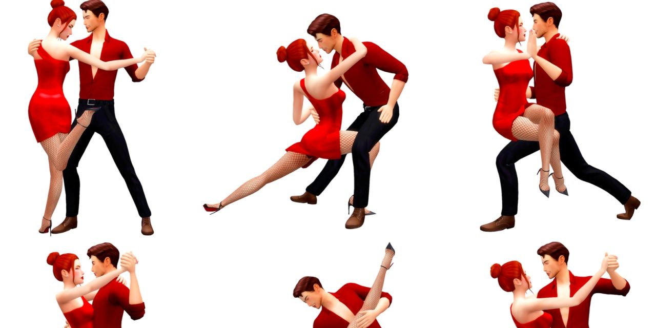 Amazing Couple Pose Tango mod for The Sims 4