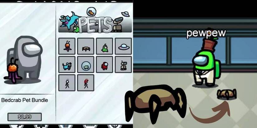 Among Us Bedcrab Pet Cosmetic