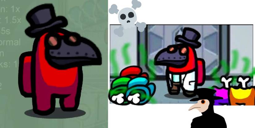 Among Us Plagued Visor Cosmetic