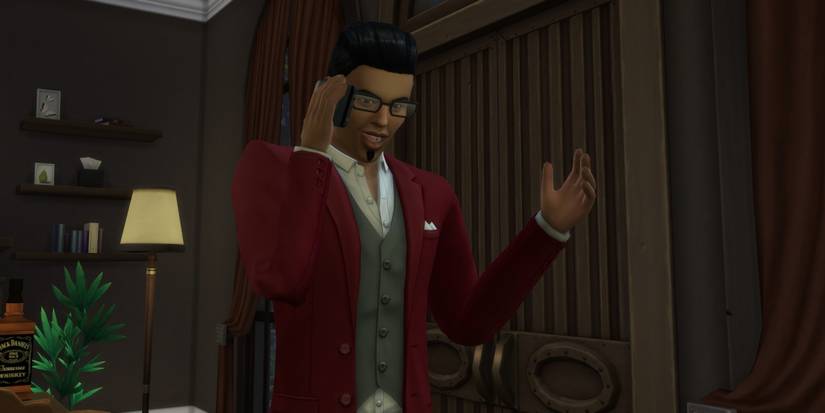 An angry Sim in The Sims 4