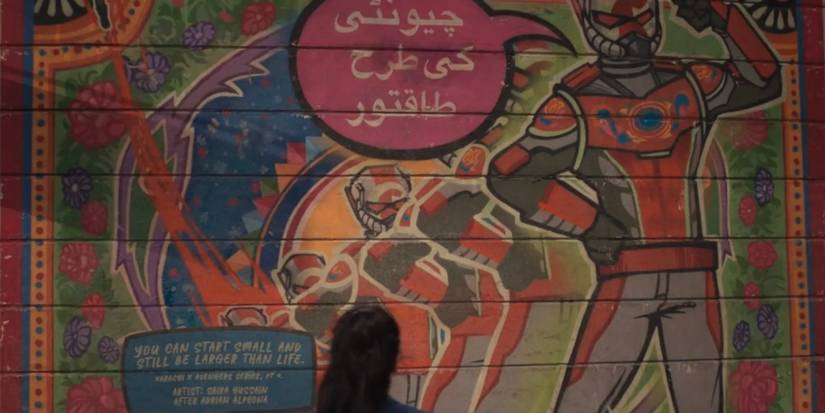 Ant-Man art in Karachi in Ms Marvel Episode 4
