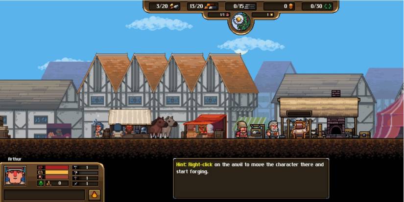 Anvil Saga keep worker tasks consistent to increase their skill