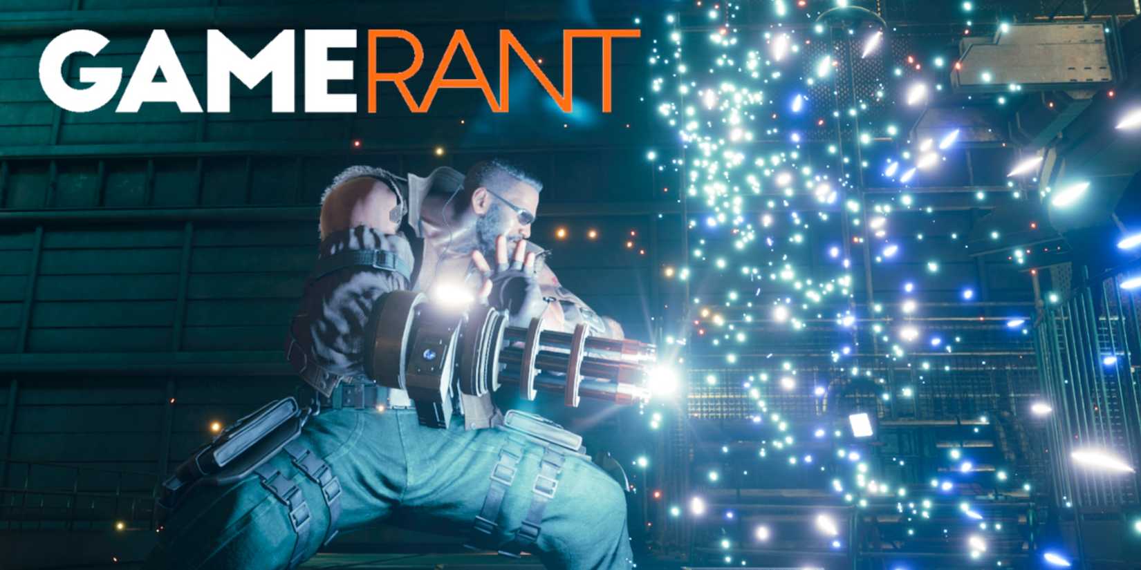 Barret using Focused Shot with the Gatling Gun