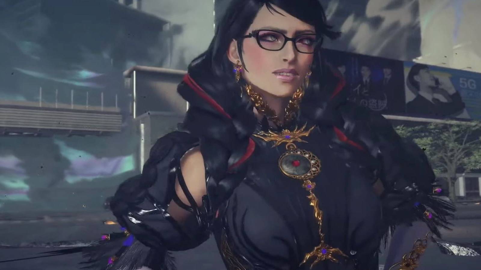 Bayonetta delivering the 