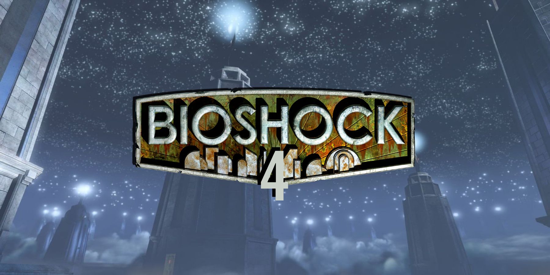 Bioshock 4 Mock-up logo over many lighthouses