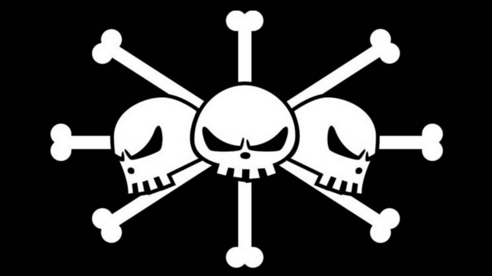 One Piece Blackbeard's jollyroger