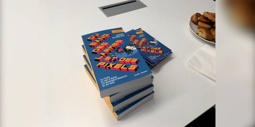 Pile of French Language Versions of Blood Sweat and Pixels by Jason Schrier 