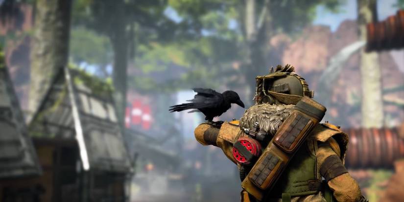 Bloodhound releasing his raven