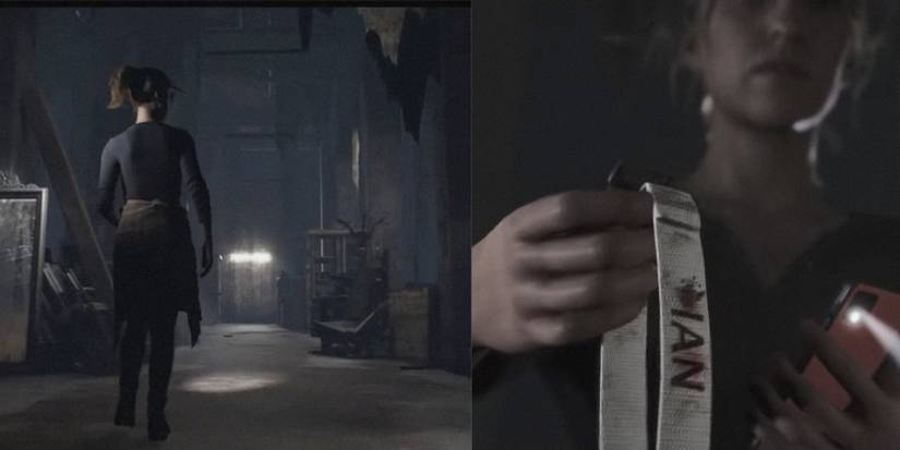 Bloodied Collar clue in the quarry