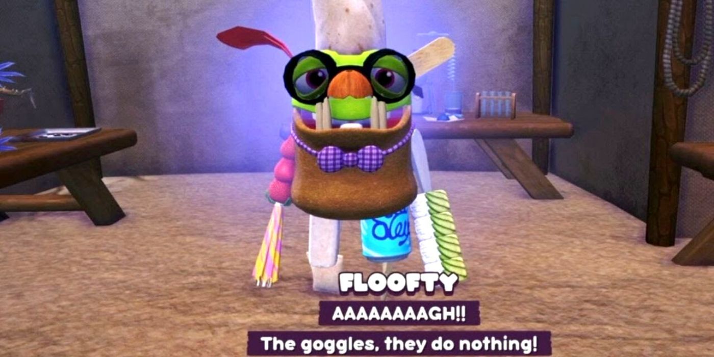 Bugsnax Floofty Goggles Do Nothing Simpsons Reference