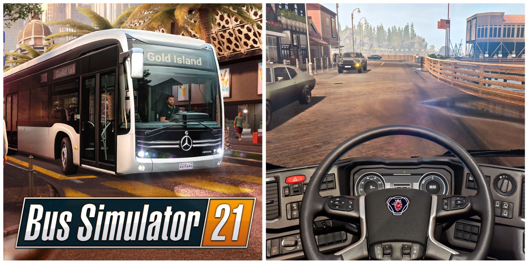 Bus Simulator 21 Обложка и геймплей 