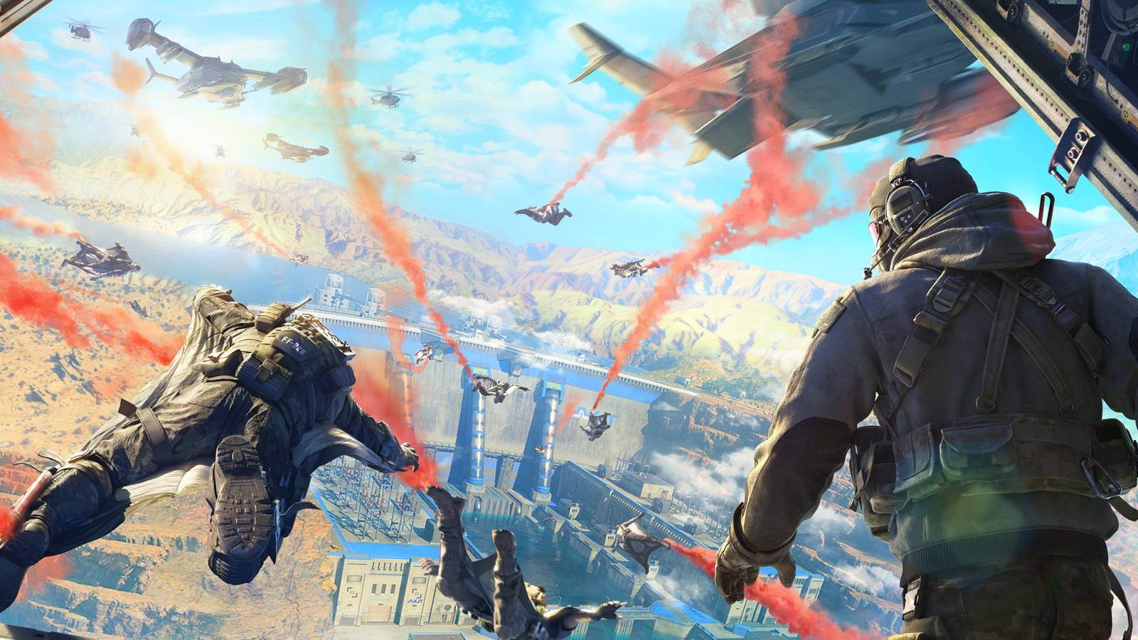Call of Duty Battle Royale Jumping Out of Plane