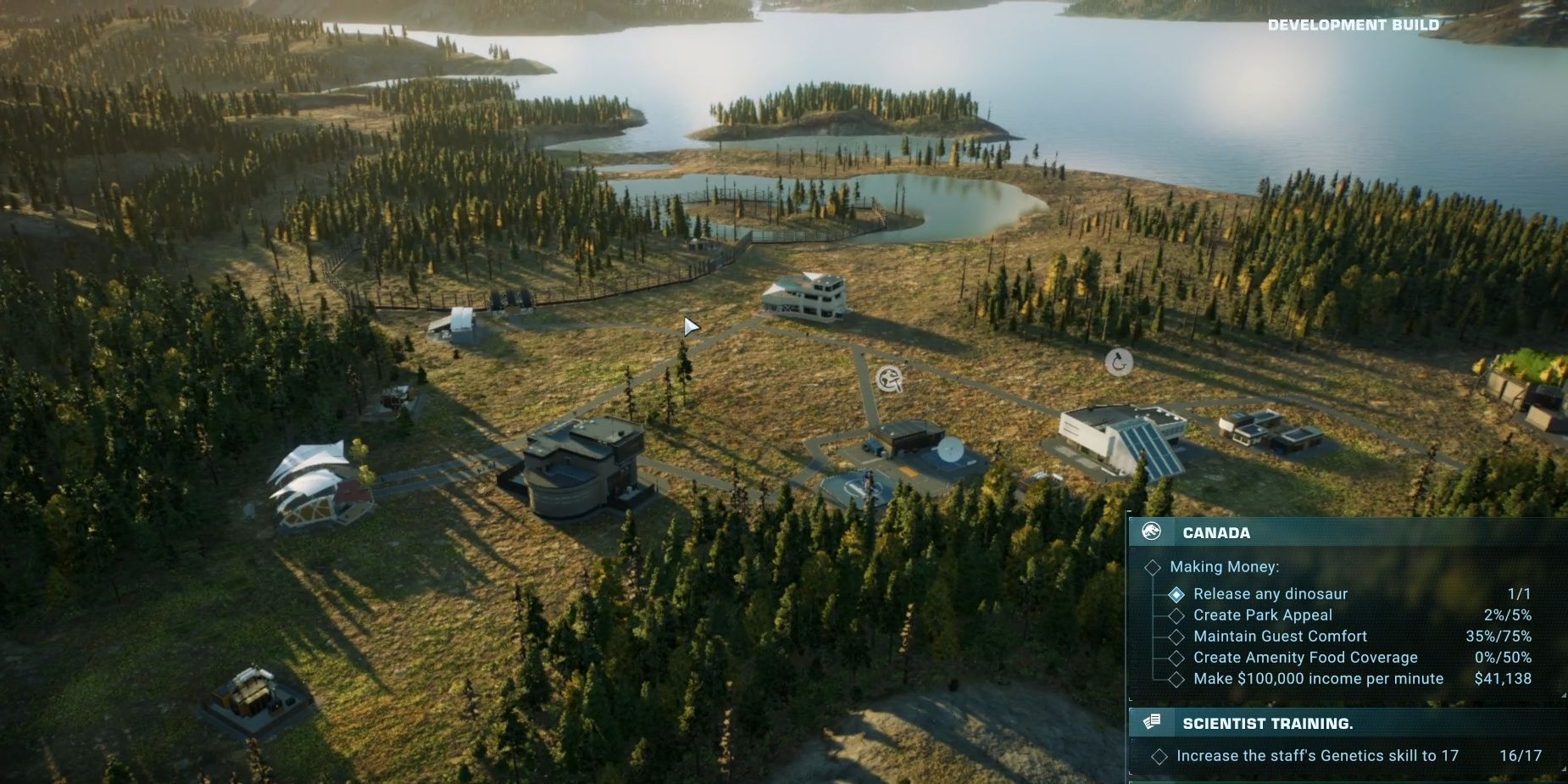 Canada in Jurassic World Evolution 2