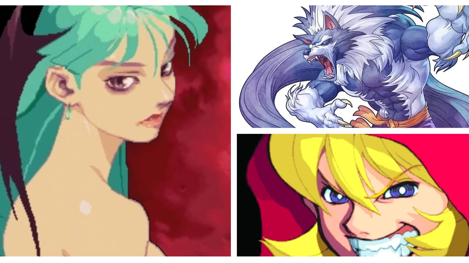 Darkstalkers- Morrigan Jon Talbain BB Hood