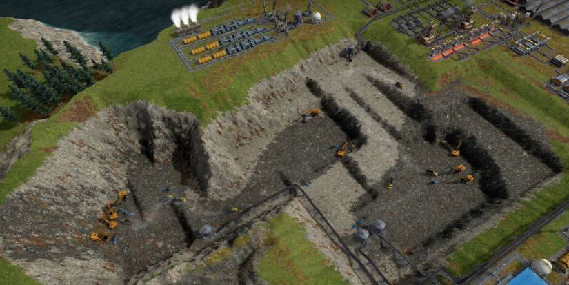 Captain of Industry - Digging holes