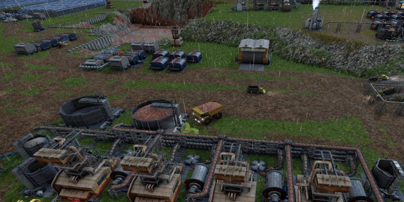 Captain of Industry - Driving around trucks