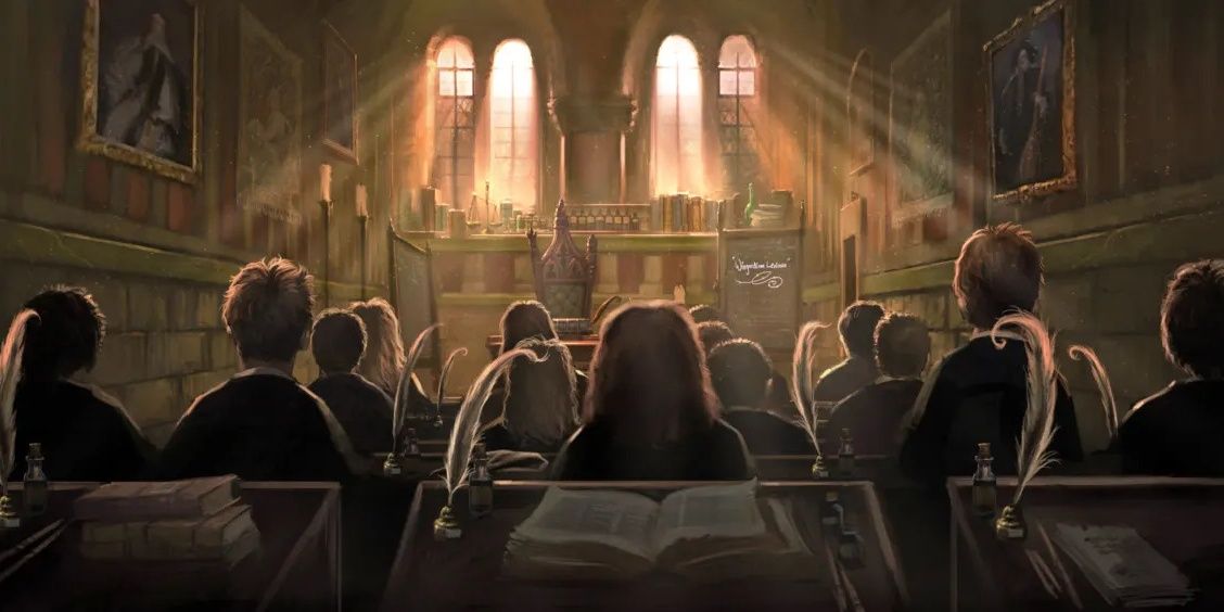 Professor Flitwick's Charms Class in Harry Potter