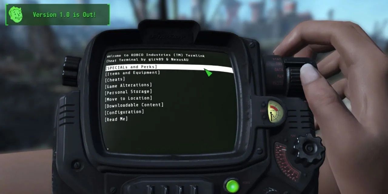 Cheat Terminal mod for Fallout 4