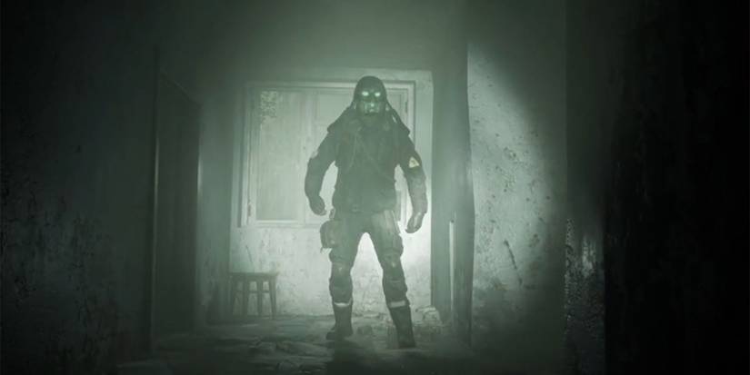 Black Stalker staring at Igor in Chernobylite