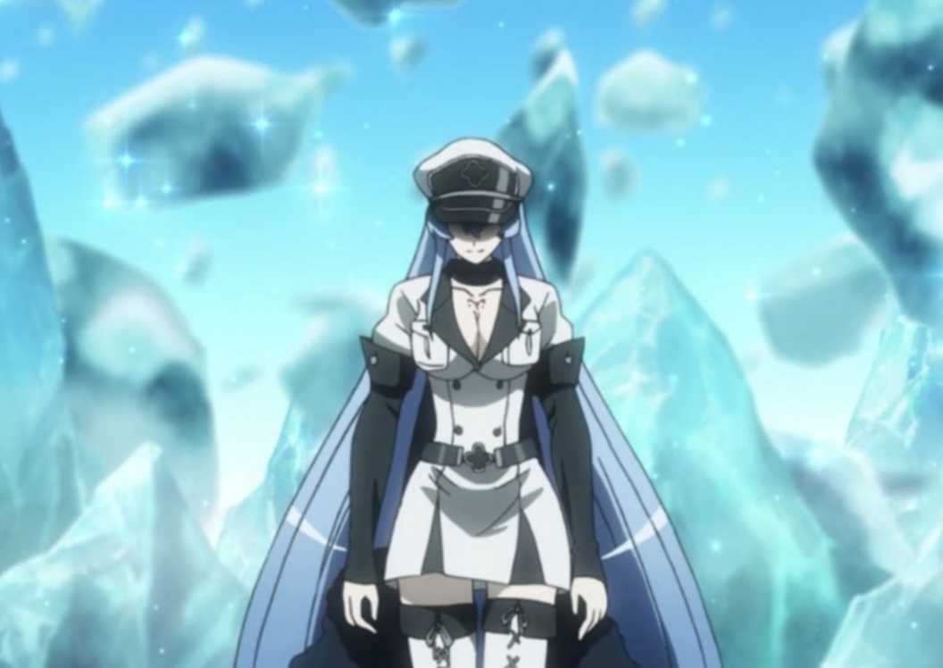 Лучшие злодеи аниме всех времен 52 Akame ga Kill! - Эсдес и её ледяные способности