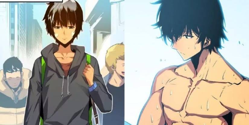 sung jin woo as an e-rank hunter