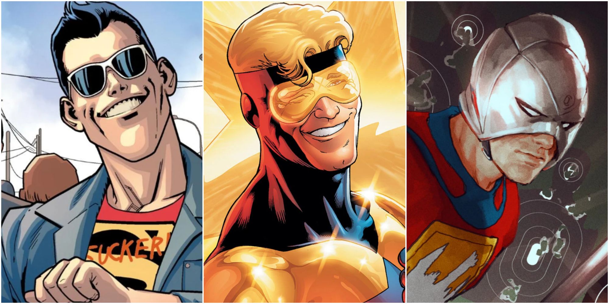 peacemaker, plastic man and booster gold
