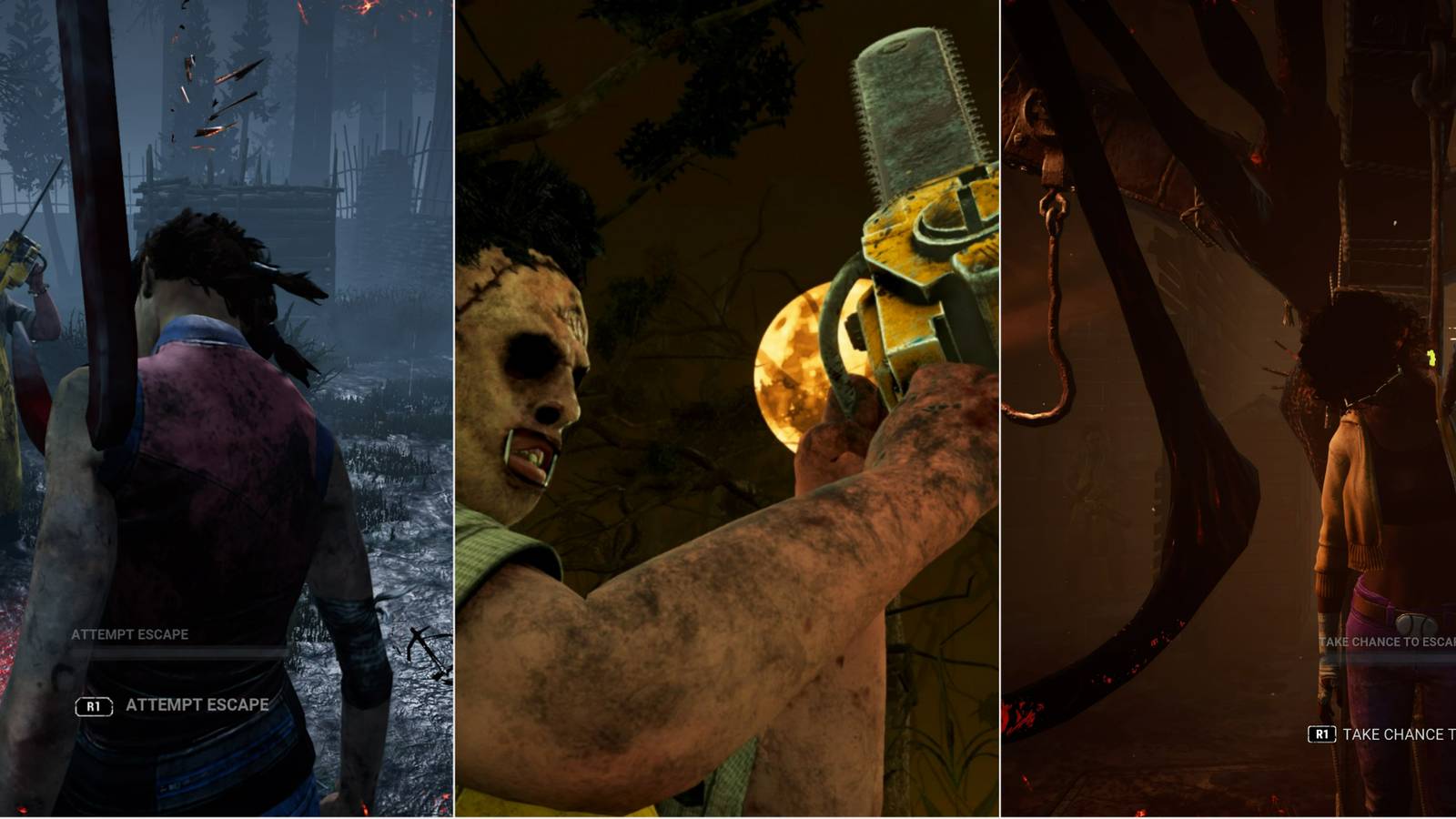 The Cannibal camping the hook in Dead by Daylight