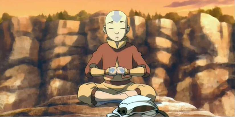 aang meditating