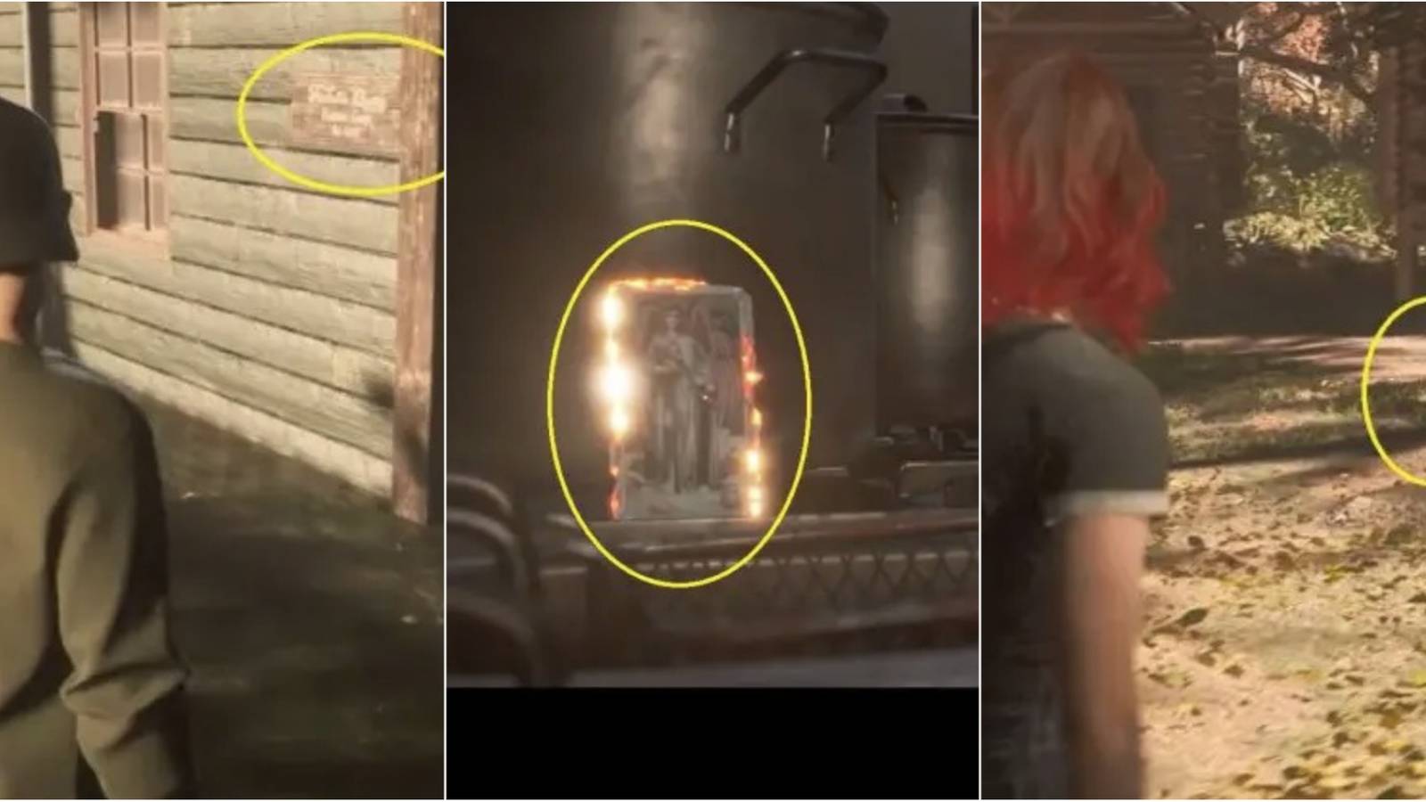 The locations of three collectibles from Chapter 1 of The Quarry