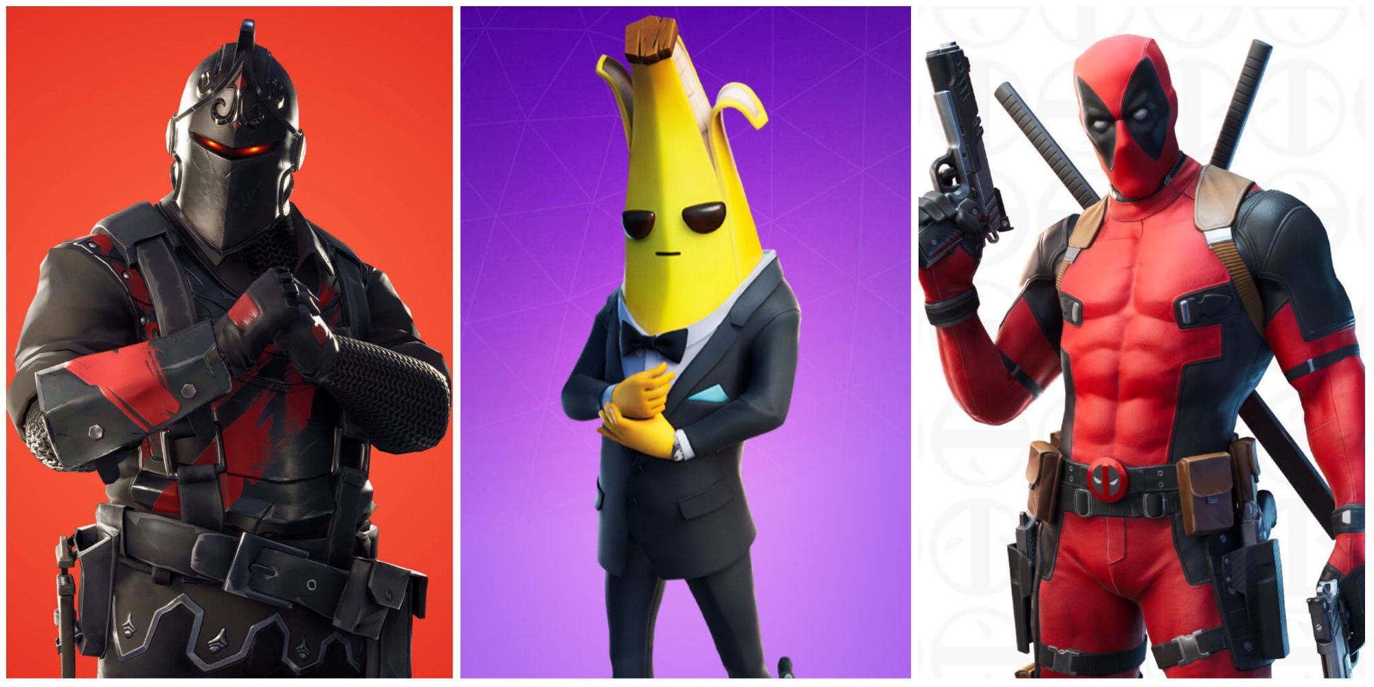 Fornite: 10 Cool Skins The Game Needs To Bring Back Black Knight Agent Peely Deadpool
