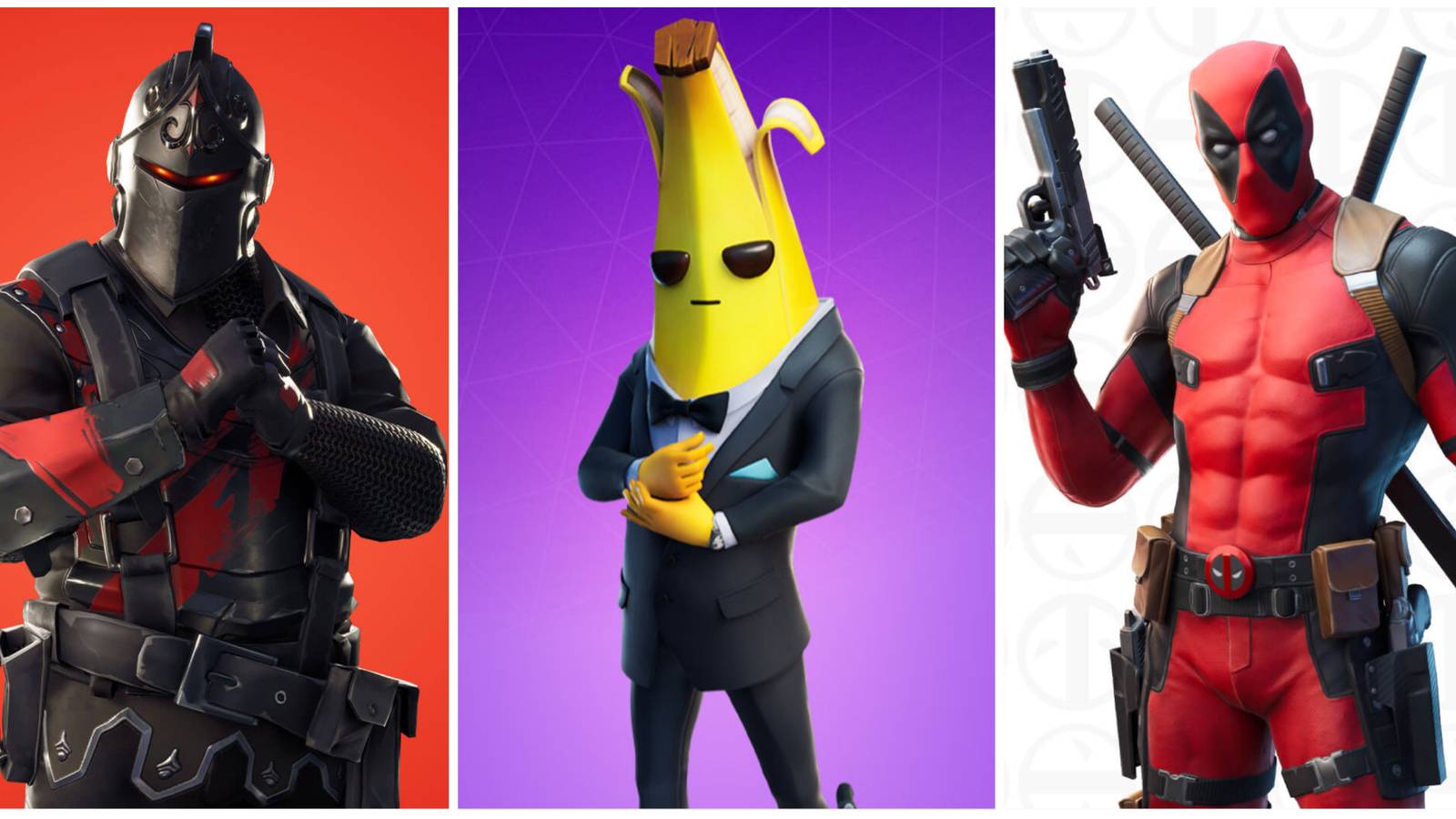 Fornite: 10 Cool Skins The Game Needs To Bring Back Black Knight Agent Peely Deadpool