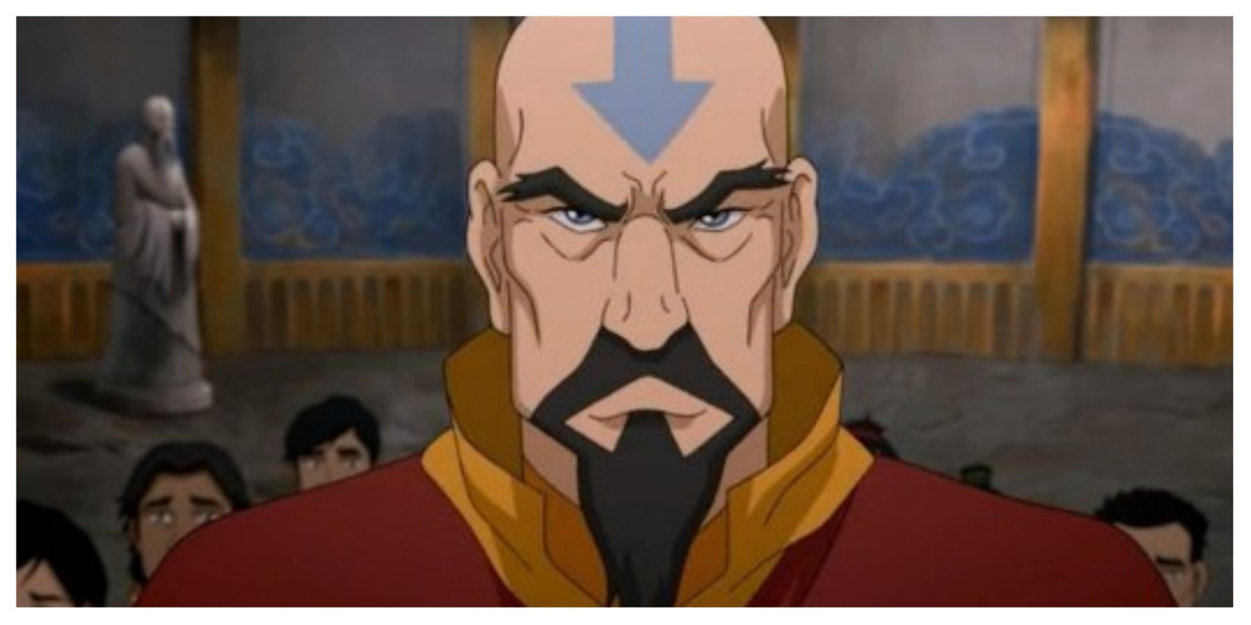 Tenzin Standing Up To The Red Lotus