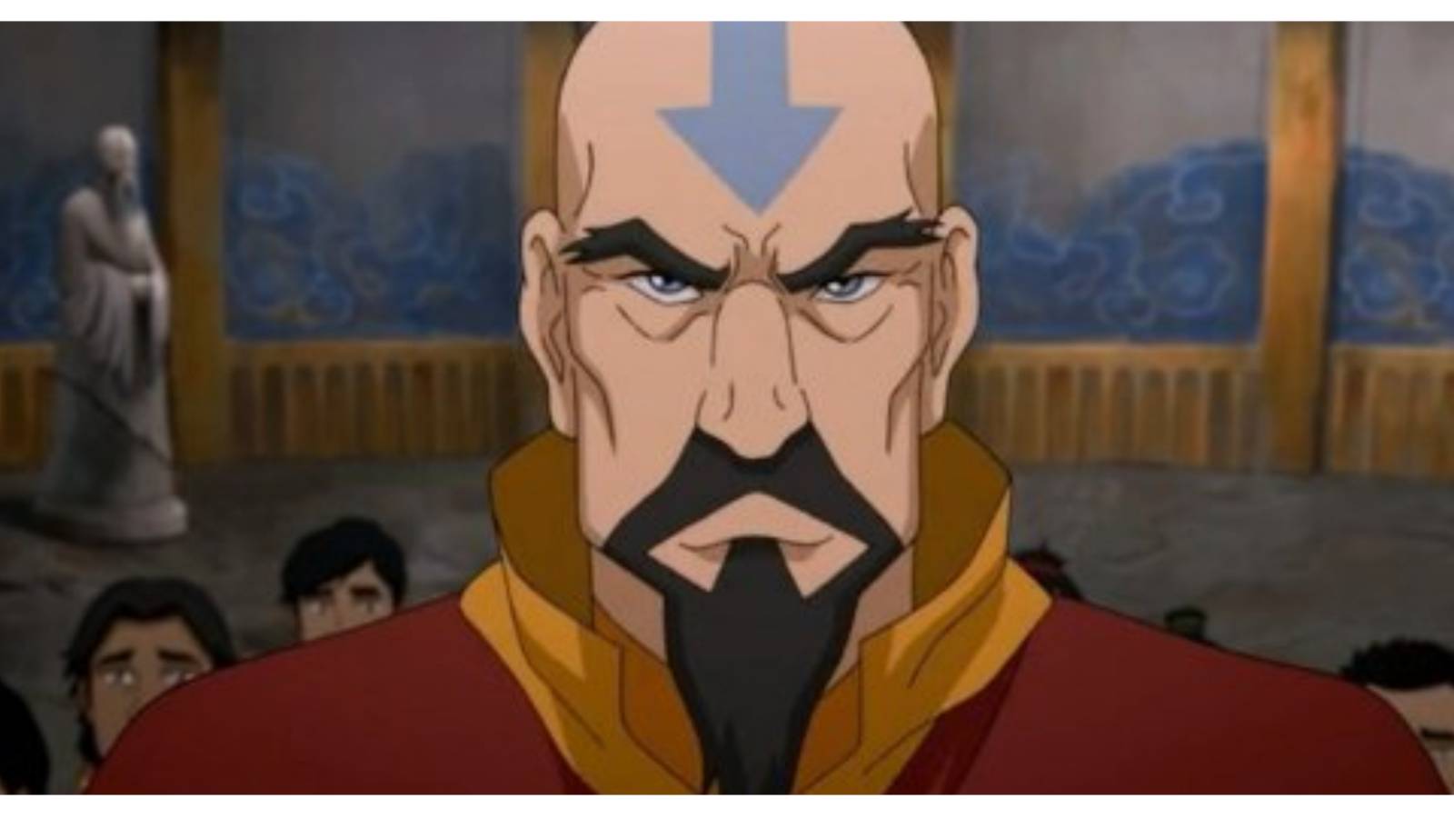 Tenzin Standing Up To The Red Lotus