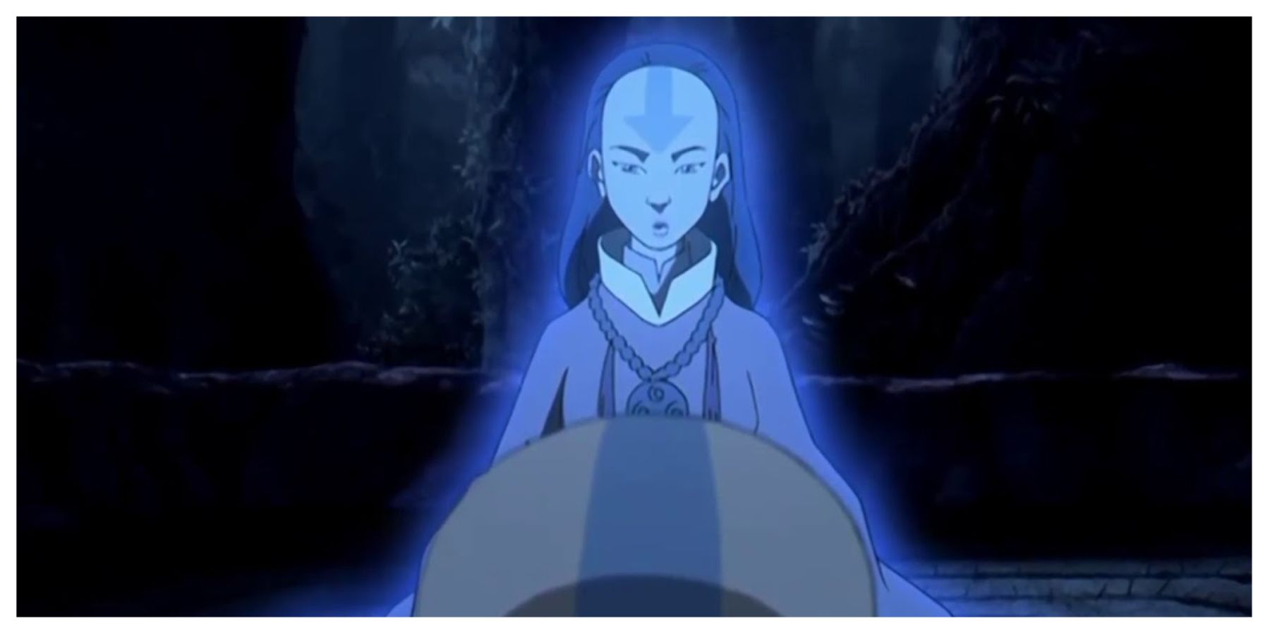 Avatar Yangchen Meeting With Aang on the Island Turtle in Avatar: The Last Airbender