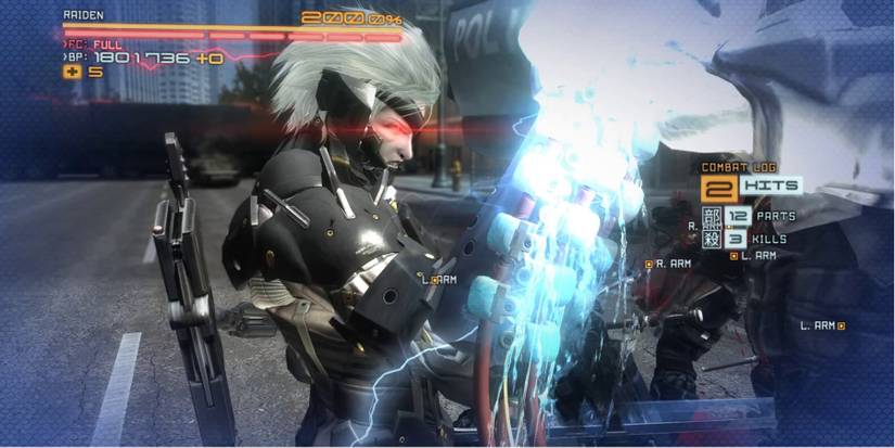 Raiden crushing robot spine.