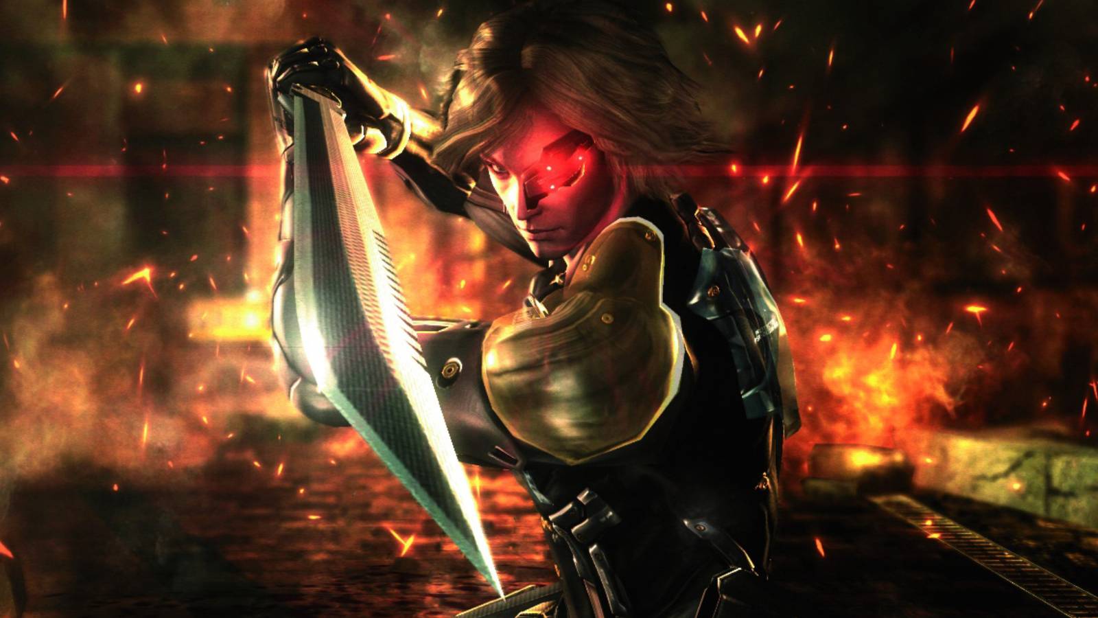 Raiden battle stance.