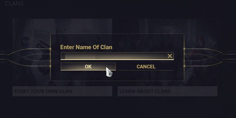 Creating Clan in Warframe