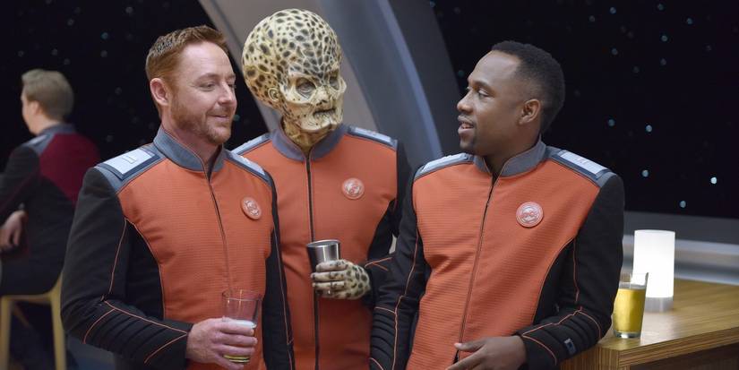 The crew in The Orville