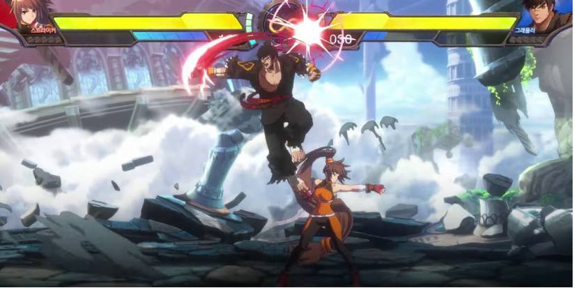 DNF Duel Blocking protects from the left and right