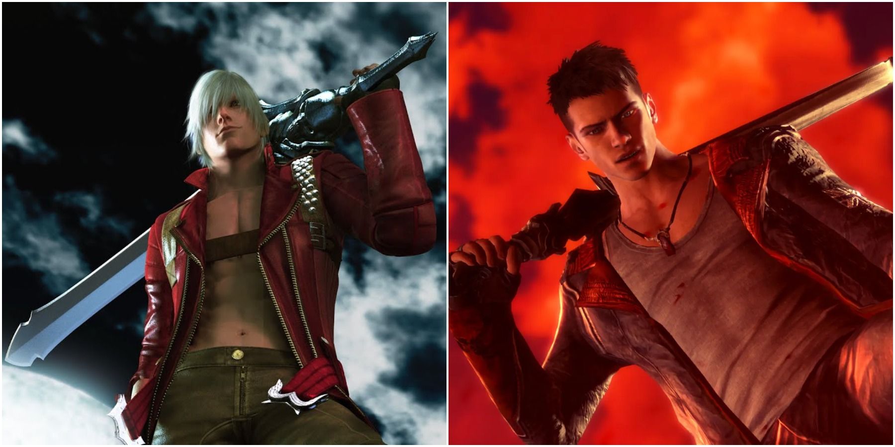 Dante in Devil May Cry 3 and DmC: Devil May Cry