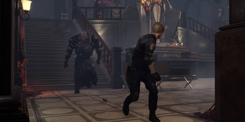 DbD Leon Running From Nemesis Cropped