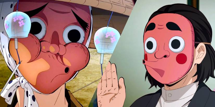 Demon Slayer Hotaru and Kozo Hyottoko Masks