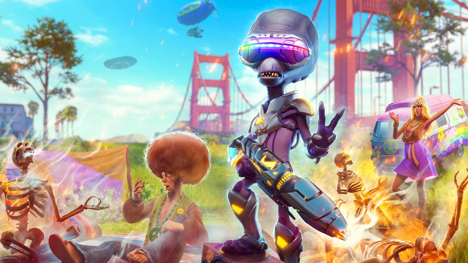 Destroy All Humans 2 Key Art