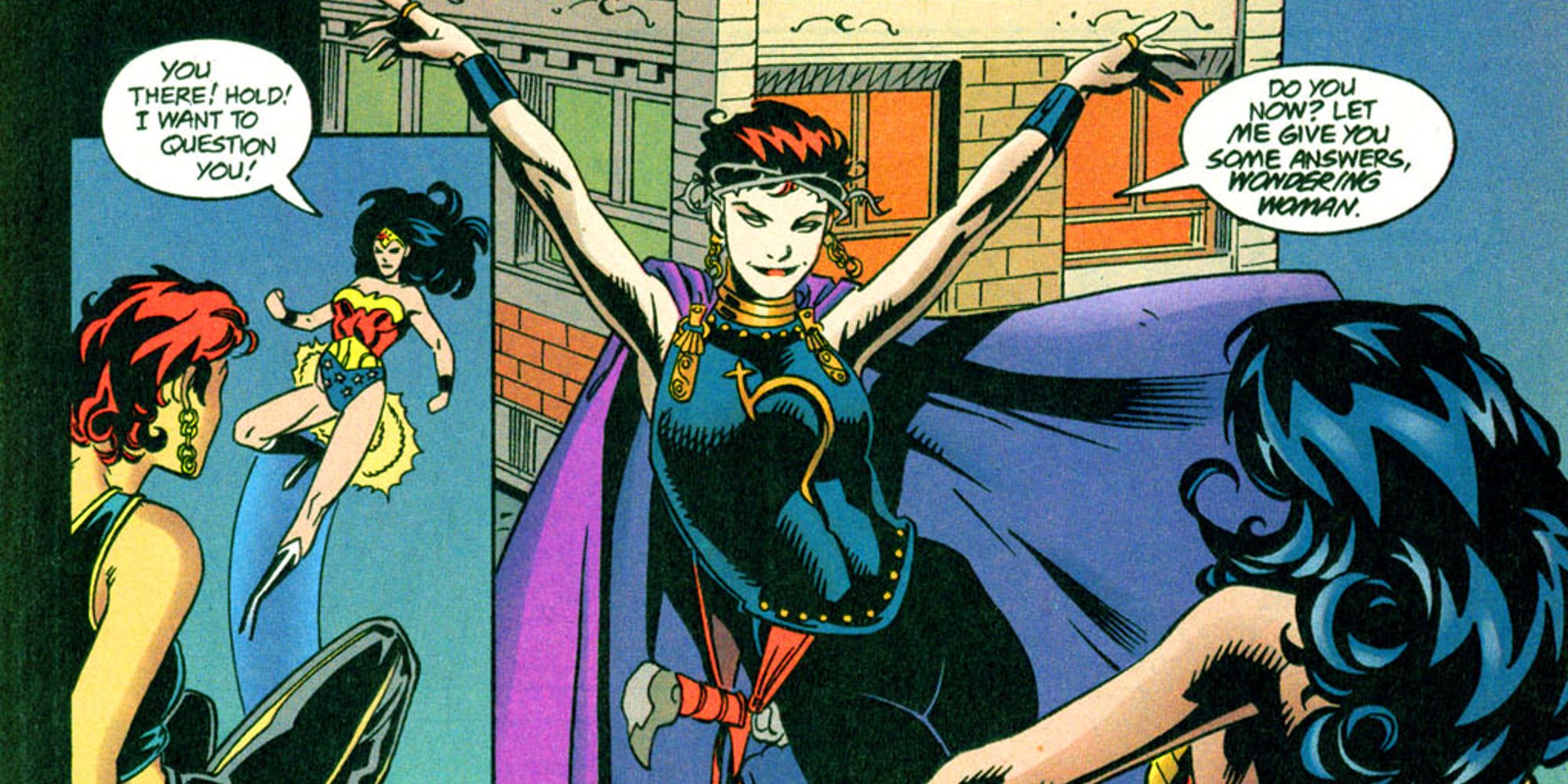 Devastation taunting Wonder-Woman in Wonder-Woman #143