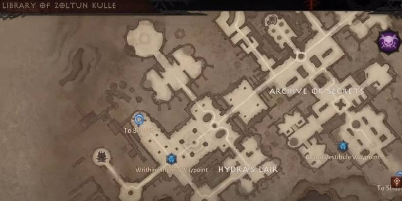 Diablo Immortal - Library Map