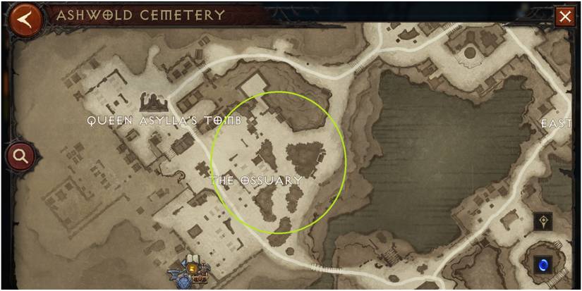 Diablo Immortal Best Place To Farm On The Ashwold Cemetary Map